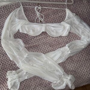 Princess Polly “Lolita” top, white